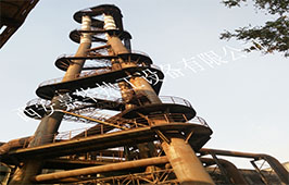 嘉華熱工高爐煤氣放散點火