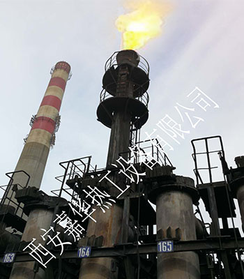 嘉華熱工焦?fàn)t煤氣放散案例實(shí)圖