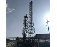 塔架施工現(xiàn)場