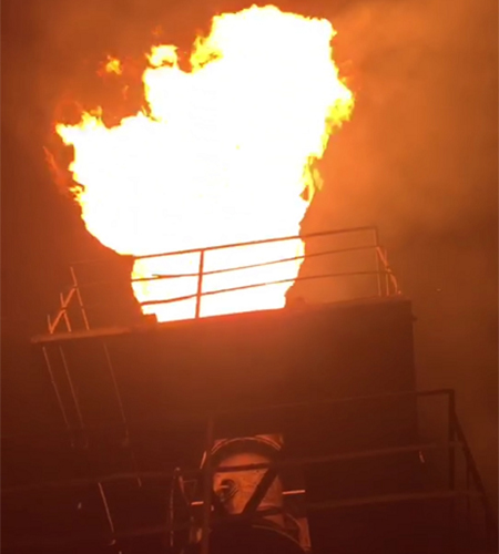 河北8套焦?fàn)t煤氣放散點(diǎn)火成功