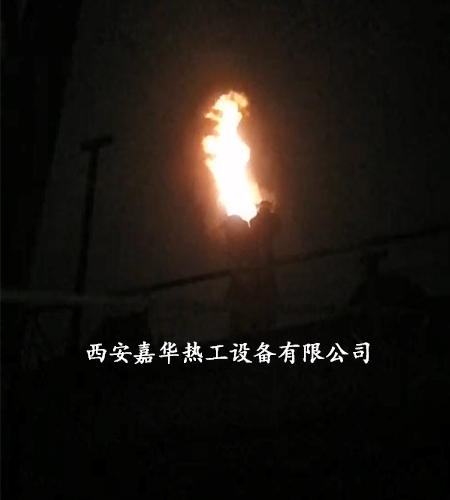 山東某鋼廠轉(zhuǎn)爐煤氣放散點(diǎn)火一次成功