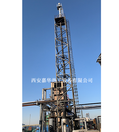 焦化廠進行的焦?fàn)t凈煤氣吊裝中